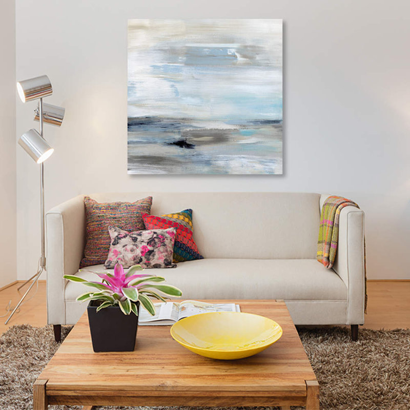 «Gulf Stream», impression sur toile, H 12 po x l 12 po x P 0,75 po, Pas de tapis, Toile tendue