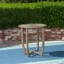 Table en bois circulaire 27,5 po Hermosa