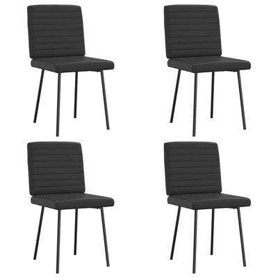  Dining Chair Set Of 4 Black