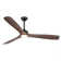 60" 3 - Blade Propeller Ceiling Fan With LED Lights And Remote Control