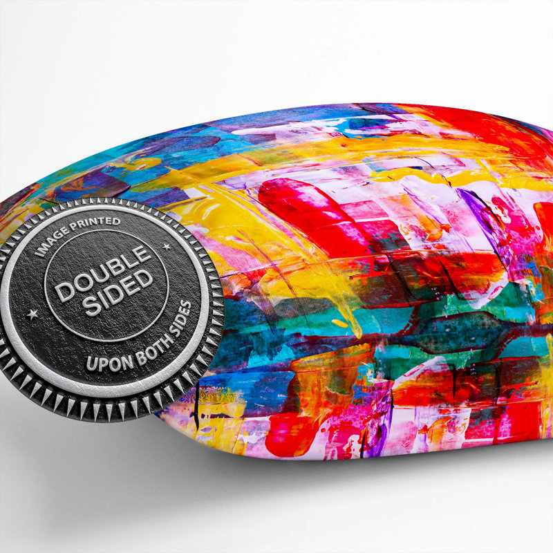 Abstract Square Throw Cushion, 55 x 55 cm