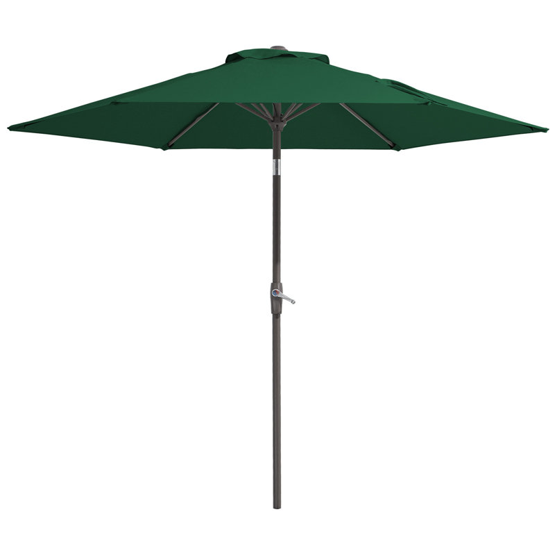 Parasol de marché inclinable 90 'Amaral, Vert foncé