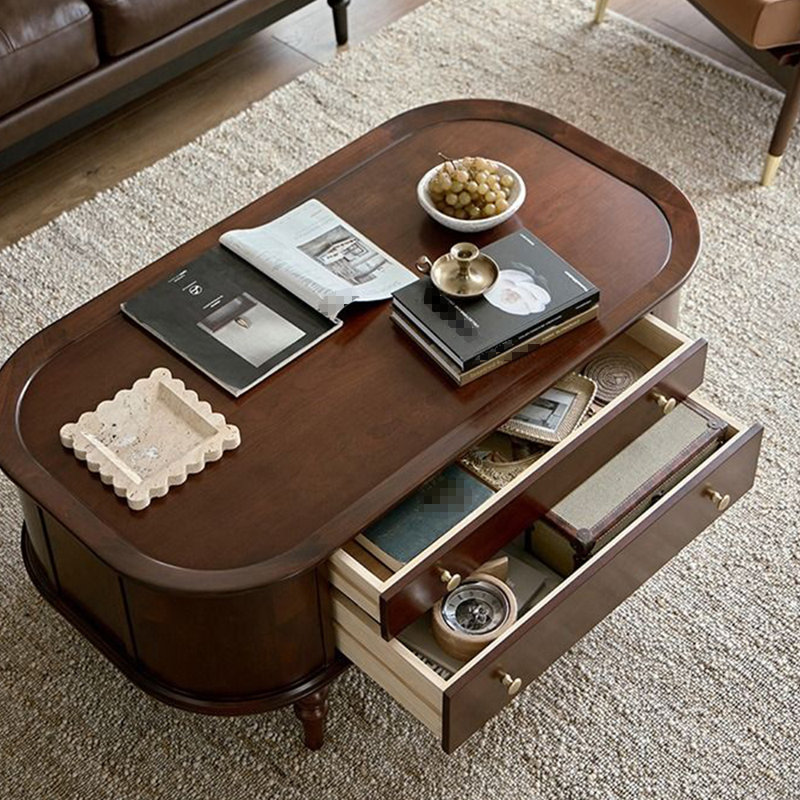 Combinaison de meuble télé de style américain et ensemble de table basse 2 pièces