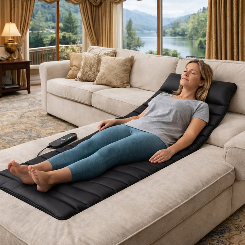 Tapis de massage pour massage corporel avec zone ciblée de luxe Carepeutic