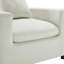 Fauteuil moderne ivoire