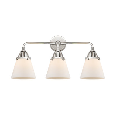 Éclairage pour meuble-lavabo de salle de bain 6 "3" 24 "Shauna 2 Cone