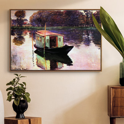 Monet, reproduction d'art encadrée sur toile par Claude Monet