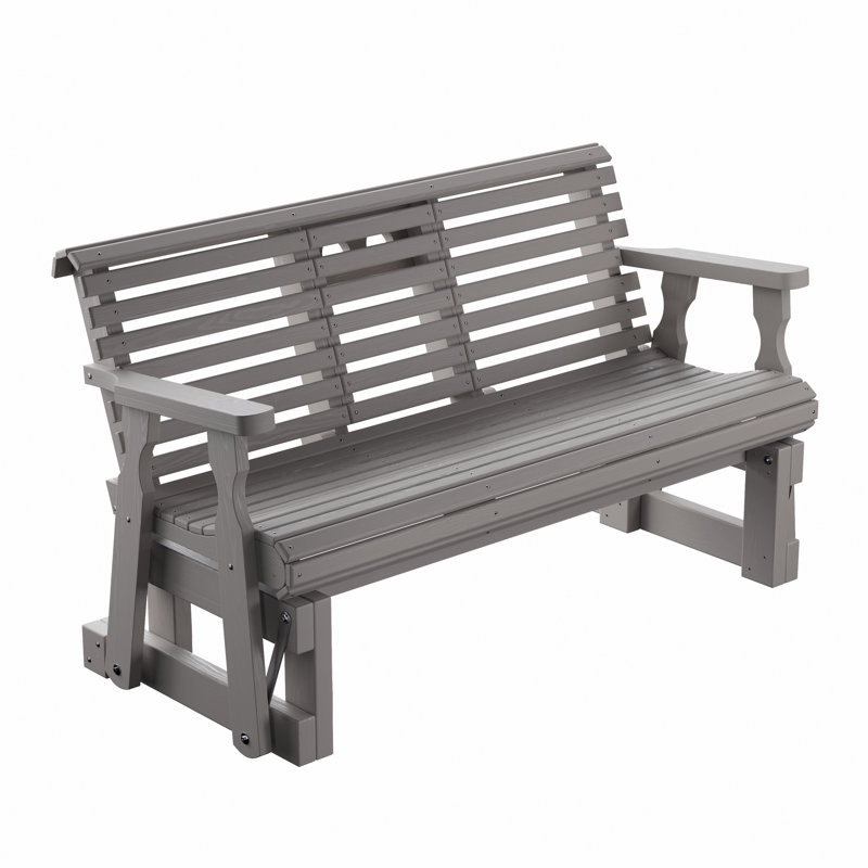 Fauteuil oscillant Amish Casual, Teinture gris semi-solide