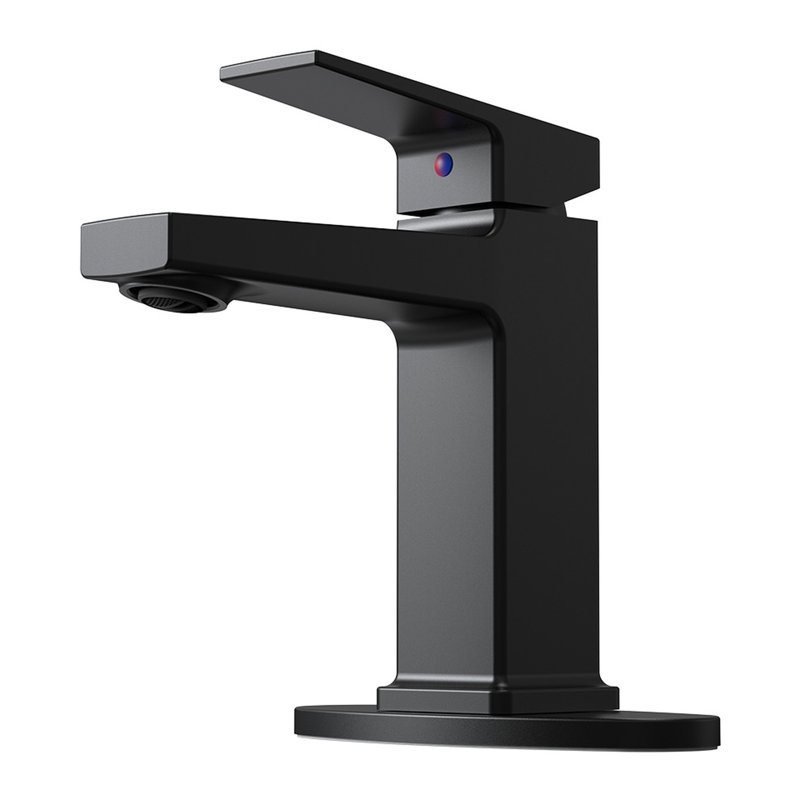 Robinet à fixation sur comptoir Modern, Noir mat