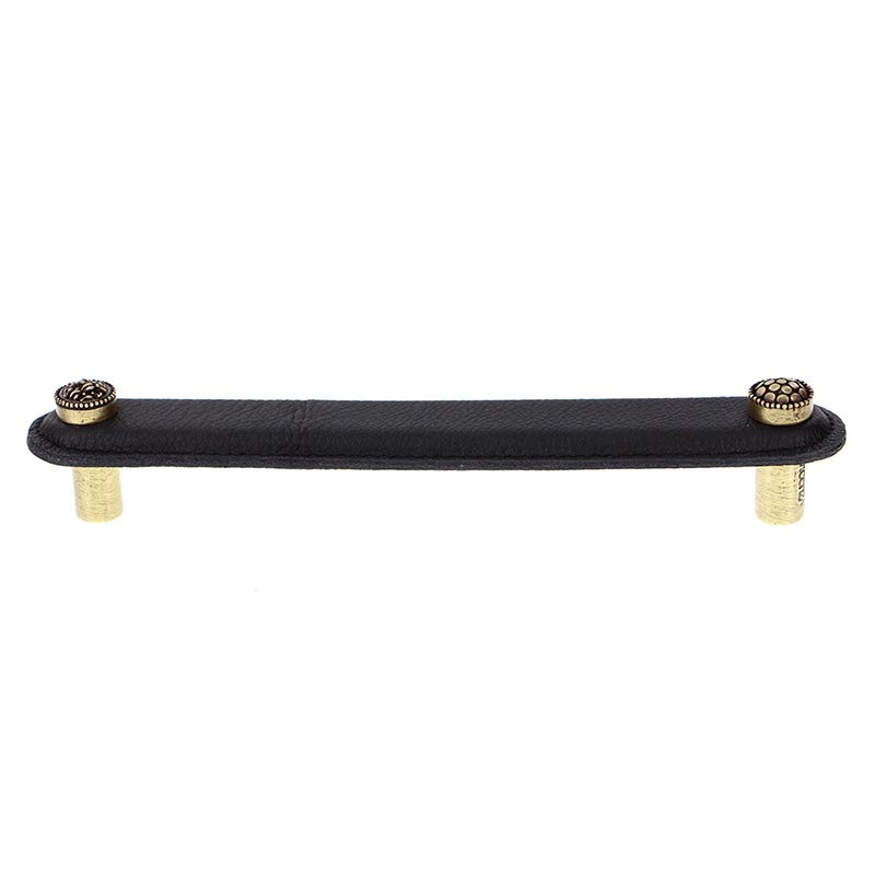 Tiziano Bar / Handle Pull, 5", Antique Brass