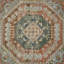 Wool Geometric Area Rug in Blue-1313163911