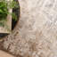 Abrienne Soft Shiny Border Beige Rug-1979387648