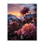 Horloge murale florale rose-1569052830