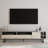 Modern TV Stand with Wall-Mount Option, Grey & Travertine, 70.9 x 17.6 x 11.7 inches | 100% Melamine Coated Particle Board, Thickness: 0.7 inches | Numerous Shelves for Storage, Stylish Industrial Design-108050932
