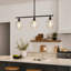 Suspension linéaire à 3 lumières pour îlot de cuisine, fini nickel-1571897626