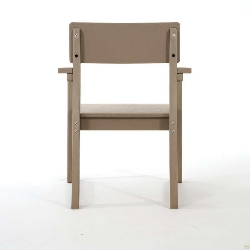 Fauteuils d'extérieur et de jardin en PEHD, Bois