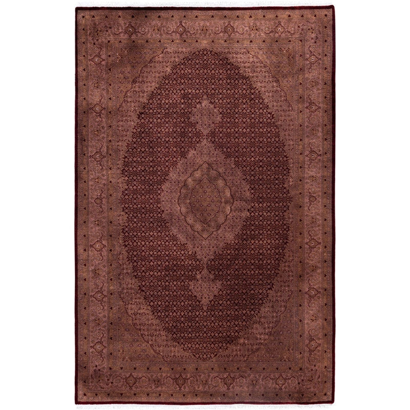 Overdyed One-of-a-Kind 6' 2" X 9' 5" Hand Knotted Area Rug