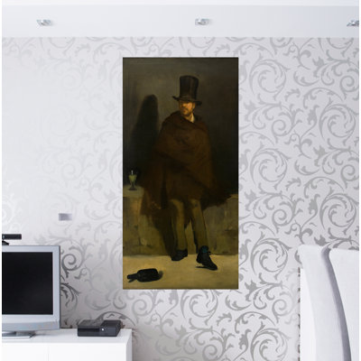 The Absinthe Drinker by Edouard Manet - Wrapped Canvas Print