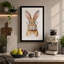 Spectacled Rabbit Boho - Wrapped Canvas-637844248-637844255