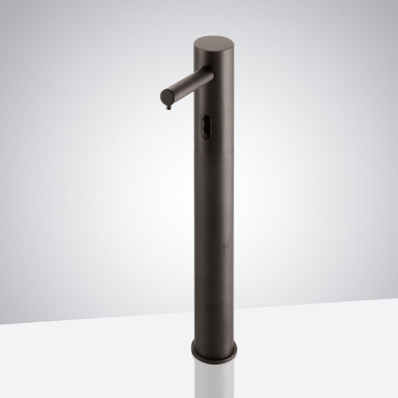 Distributeur de savon sans contact Fontana Geneva, Bronze frotté à l'huile