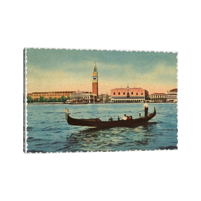 Gondola by Alan Paul - Wrapped Canvas Painting, 152.5 cm H x 101.5 cm W x 3.175 cm D