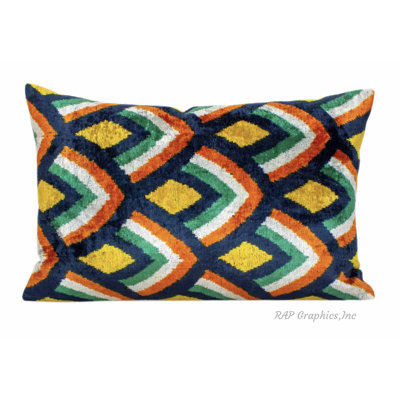 Velvet Lumbar Pillow Cover & Insert