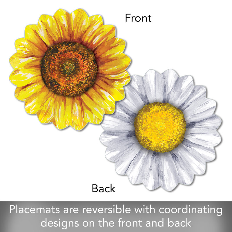 Flower 4 Piece Placemat Set