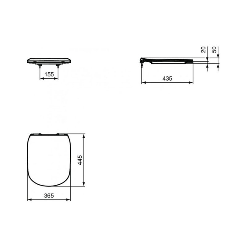 Round Standard Toilet Seat