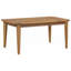 Table basse d'extérieur en bois d'acacia
