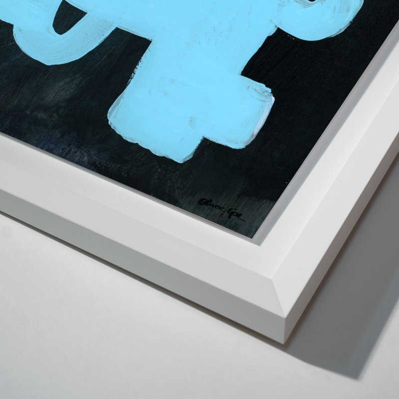 Santana V Shadowbox Abstract Print by Oliver Gal, Black Frame, 16 x 20, 37.5"H x 31.5"W, White Frame