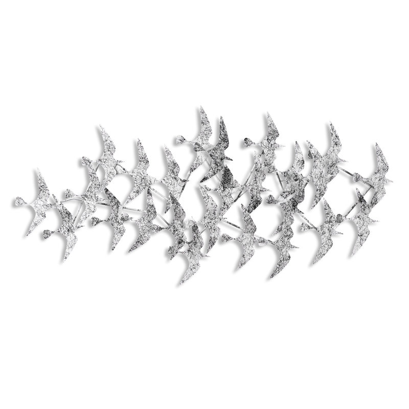 Handmade Decorative Metal Wall Accessory, 23.2 x 48.8 Inches | 100% Metal Construction, Thickness: 0.06 Inches | Unique Hand-Painted Finish, Perfect for Home Décor & Art Lovers, Adds Character to Any Space