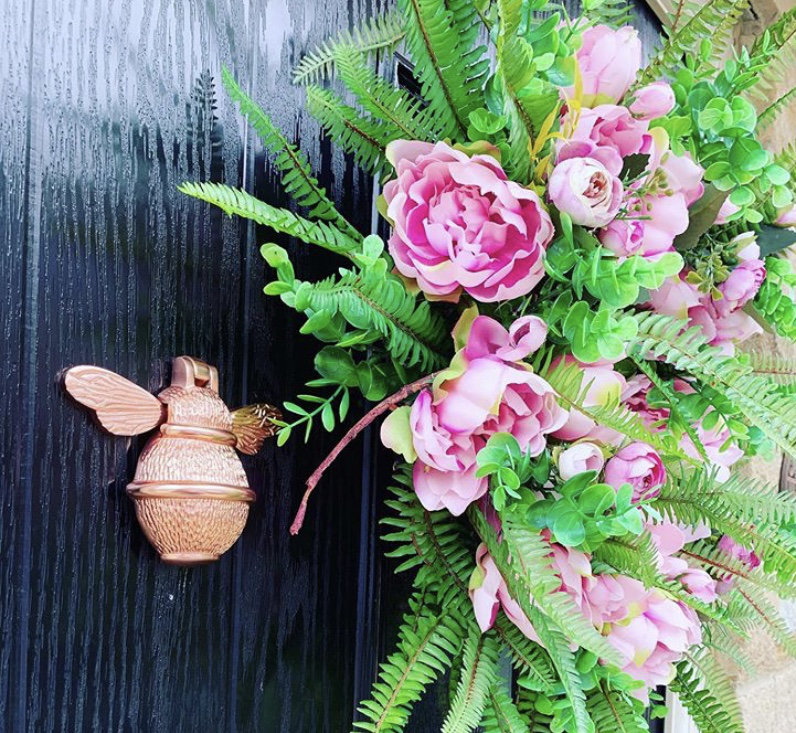 Shannon Bee Door Knocker, Rose Gold