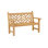Chippendale Outdoor Teak Bench