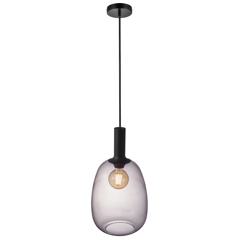 1 - Light Black Single Pendant