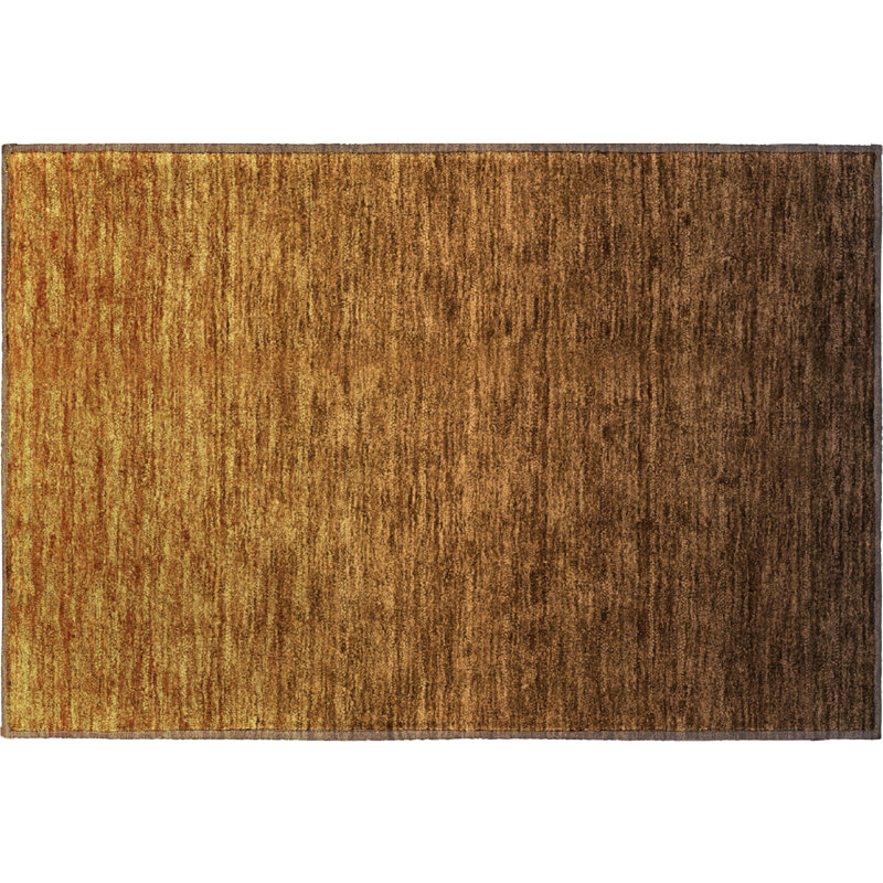 Premium Machine Washable Prisco Chocolate Rug, Rectangle 1'8" x 2'6"