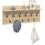 Wall-Mounted Coat Rack With Shelf Engineered Wood-1692554472