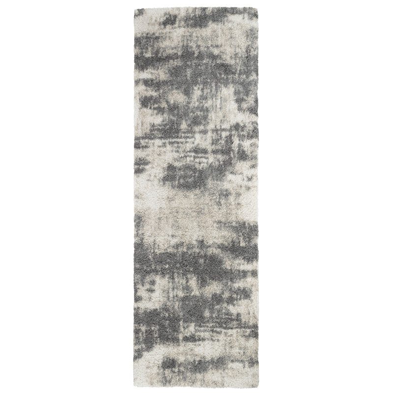 Barwood Performance Abstract Indoor Rug, Runner 2'2" x 6'