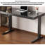 Bureau électrique réglable en verre trempé-488012973
