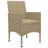  Dining Set Beige, Cream White-1661062466