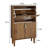Shoe Storage Cabinet With 2 Flip Drawers,Free Standing Shoe  Cabinet With Metal Handles For Entryway,Shoe Rack Cabinet With Line Groove Design,23.6"W
