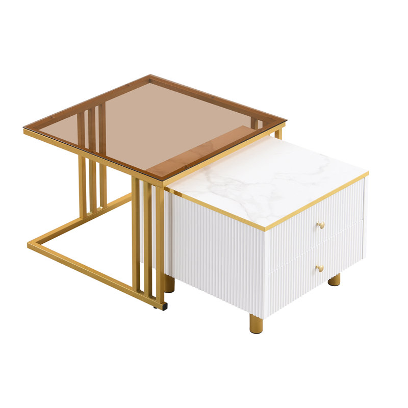 Azarria Coffee Table with Storage