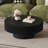 Elegant Fluted Coffee Table with Thick Top, Sturdy Base, Easy Assembly-1428907665-1412692650