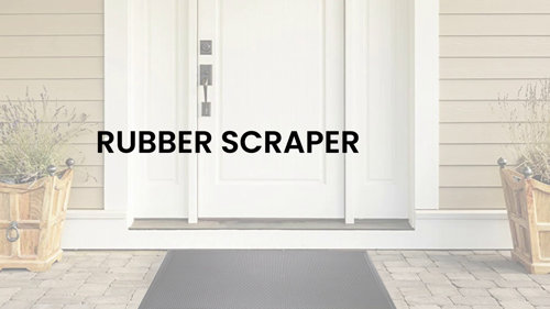 Ottomanson Rubber Entrance Scraper Doormat (24 x 36)