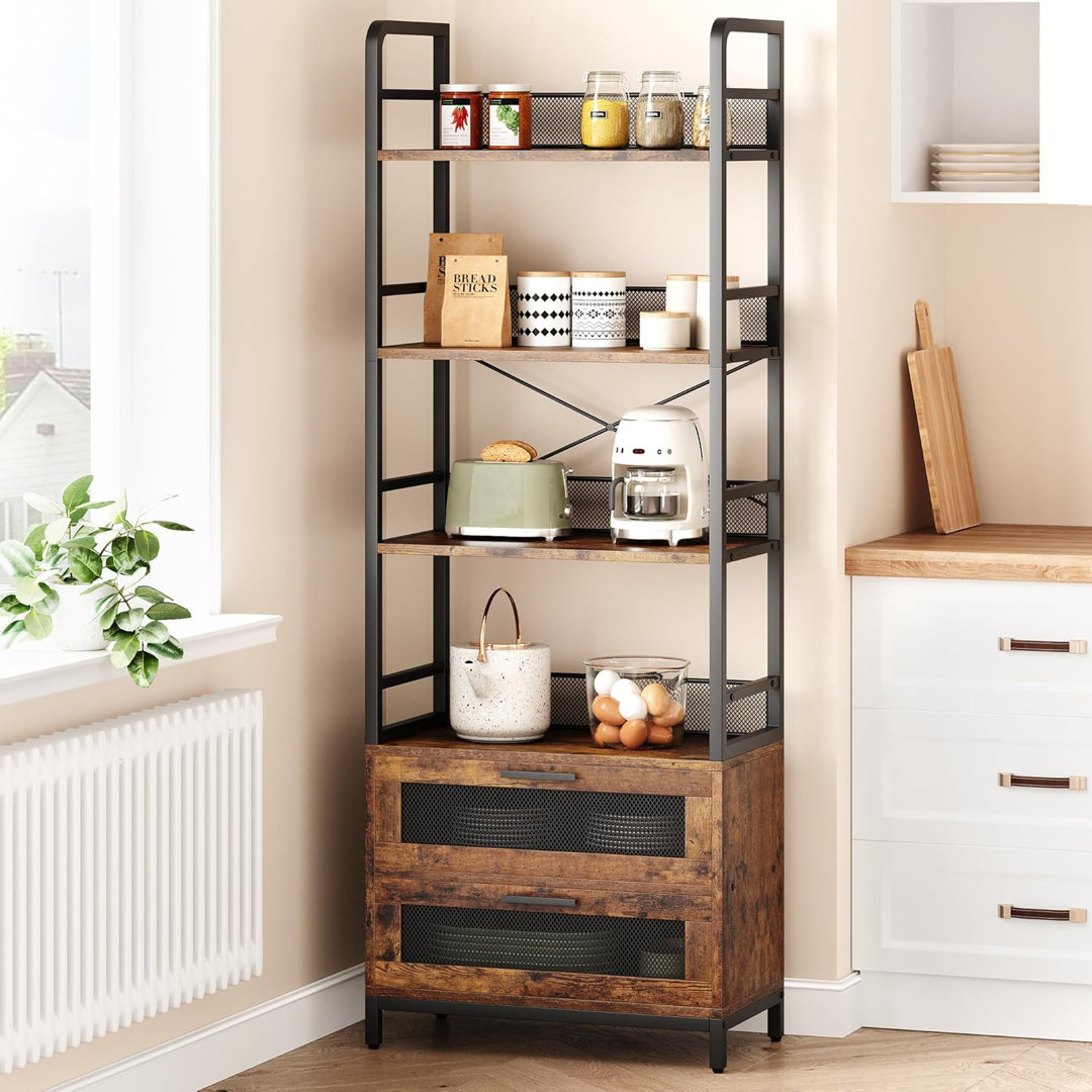 180cm H x 80cm W Metal Bookcase