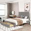 Grand lit plateforme avec rangement Carshalt-679394046