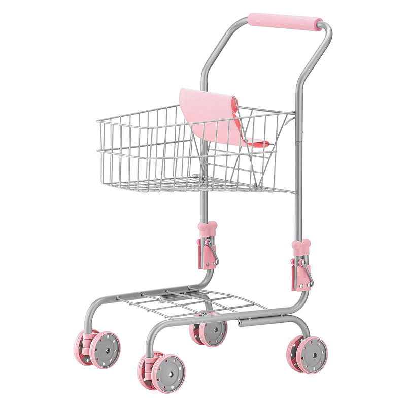 29.46 cm W Utility Cart with Wheels, 61cm H x 29.5cm W x 39cm D