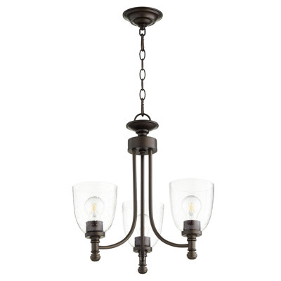 Lustre classique/traditionnel ombré 3 lumières Herman