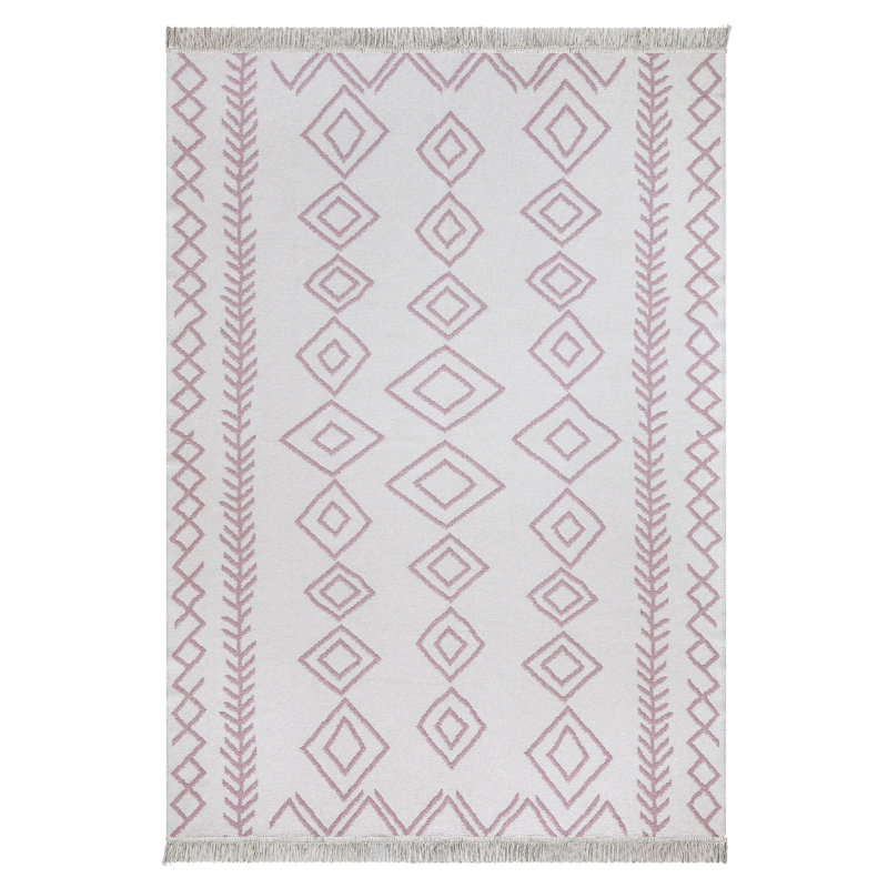 Schiff Cotton Argyle Indoor Rug, Rectangle 4' x 5'11"
