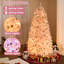 Pre-Lit 7.5ft Pink Christmas Tree with Multicolor Lights