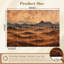 Papier peint adhésif auto-adhésif moderne pour la chambre à coucher Peel and Stick L 69 po x l 96 po avec dunes de sable peintes à la main